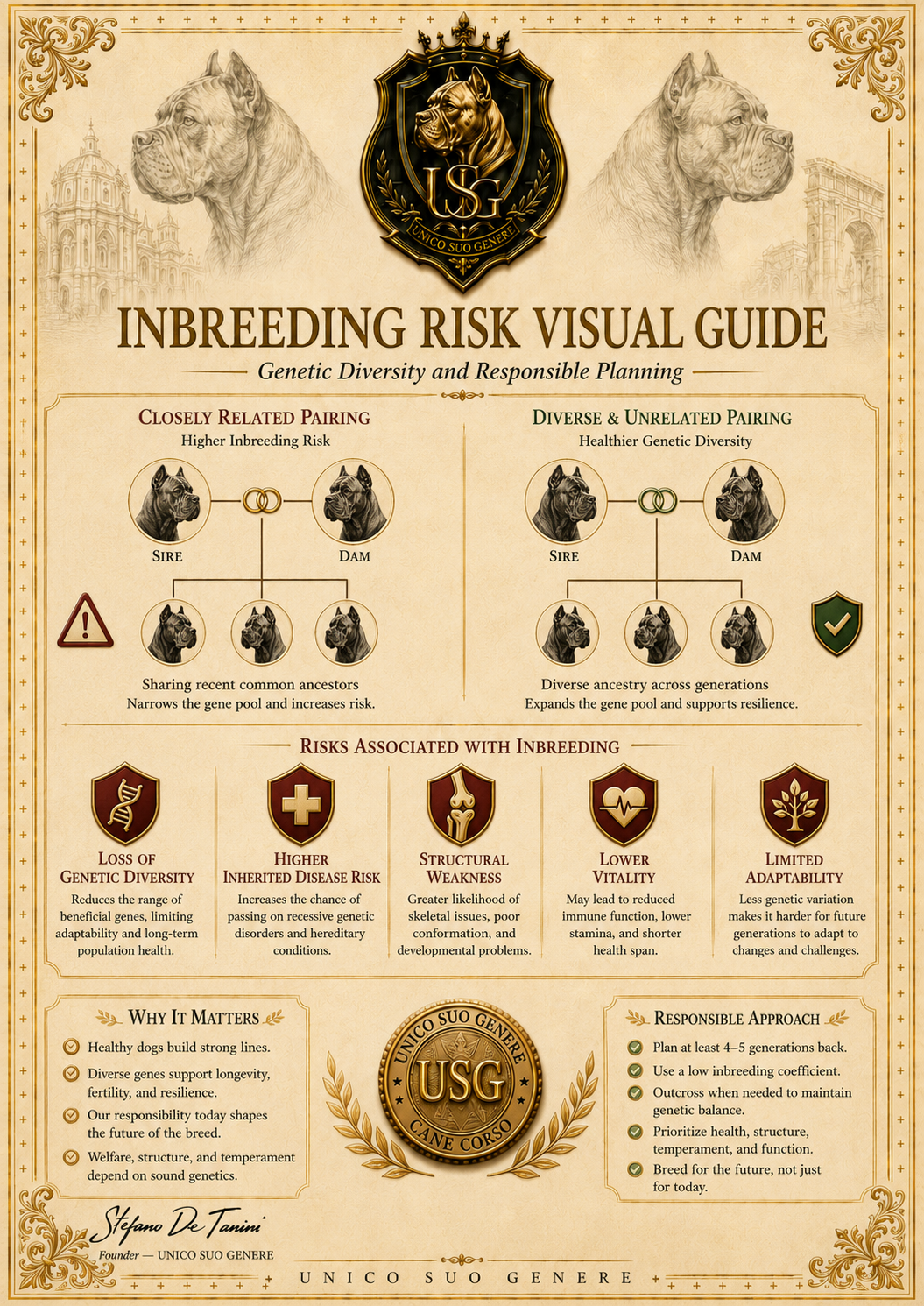 Inbreeding Risk Visual Guide